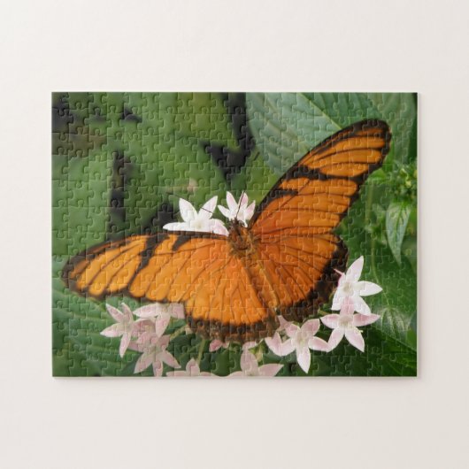 Orange Julia Butterfly Puzzle (Horizontal)
