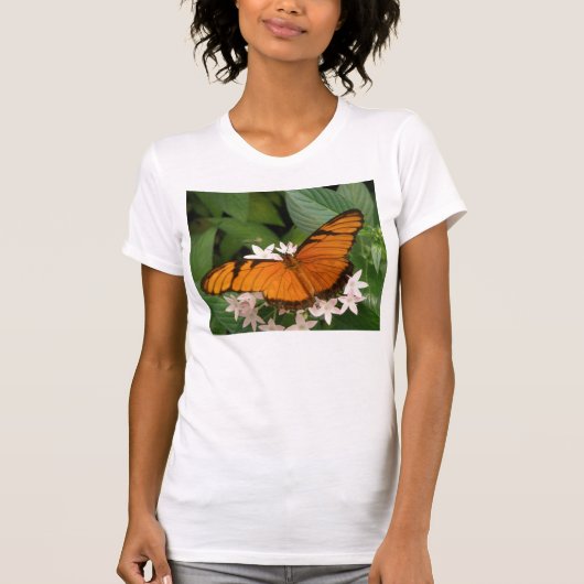 Orange Julia Butterfly T Shirt (Vorderseite)