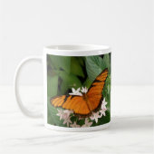 Orange Julia Butterfly Tasse (Links)