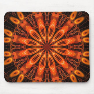 Orange Kaleidoskop 02 Mousepad
