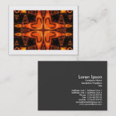 Orange Kaleidoskop 03 (angrenzend) Visitenkarte (Vorne/Hinten)