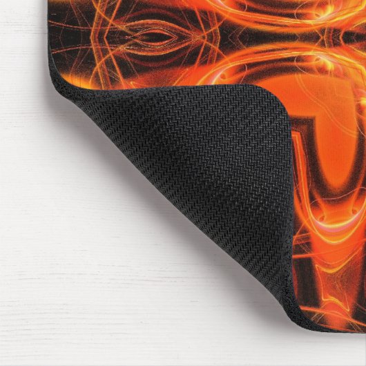 Orange Kaleidoskop 03 Mousepad (Ecke)
