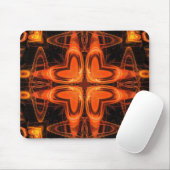 Orange Kaleidoskop 03 Mousepad (Mit Mouse)