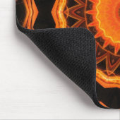 Orange Kaleidoskop 04 Mousepad (Ecke)