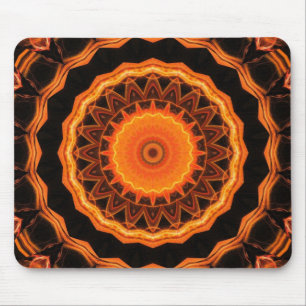 Orange Kaleidoskop 04 Mousepad