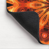Orange Kaleidoskop 05 Mousepad (Ecke)