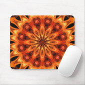 Orange Kaleidoskop 05 Mousepad (Mit Mouse)