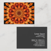 Orange Kaleidoskop 05 Visitenkarte (Vorne/Hinten)