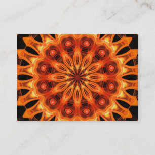 Orange Kaleidoskop 05 Visitenkarte