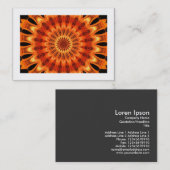 Orange Kaleidoskop 06 (angrenzend) Visitenkarte (Vorne/Hinten)