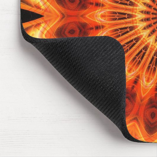 Orange Kaleidoskop 06 Mousepad (Ecke)