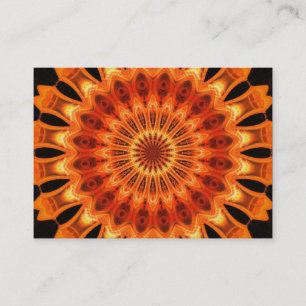 Orange Kaleidoskop 06 Visitenkarte