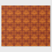 Orange Kaleidoskop, Geschenkverpackung Geschenkpapier (Flach)