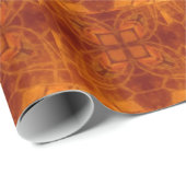 Orange Kaleidoskop, Geschenkverpackung Geschenkpapier (Rolleneckpunkt)