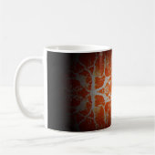 Orange Kaleidoskop Kaffeetasse (Links)