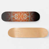 Orange Kaleidoskop Skateboard (Horizontal)
