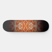 Orange Kaleidoskop Skateboard (Horizontal)