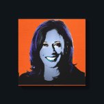 Orange Kamala Harris Pop Art Leinwanddruck<br><div class="desc">Politischer Pop Art Gear und politische Geschenke von PolitiClothes.com & PolitiCardz.com finden die einzigartigsten Wahlen und politischen Geschenke inklusive: politische T - Shirt, politische Autoaufkleber, politische Buttons, politische Poster, politische Buttone, politische Karten, politische Tasse, politische Plakate, politische Zeichen und mehr! Politische Kunst & Gear: http://www.PolitiClothes.com Politische Karten und Geschenke: http://www.PolitiCardz.com...</div>