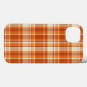 Orange kariert Case-Mate iPhone hülle (Rückseite (Horizontal))