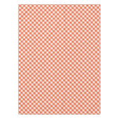 Orange Kariert Fall Pattern Tischdecke (Vorderseite)