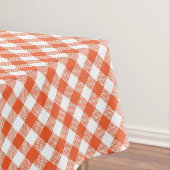 Orange Kariert Fall Pattern Tischdecke (Beispiel)