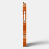Orange kariertes Case-Mate iPhone hülle (Rückseite / Links)