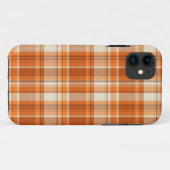 Orange kariertes Case-Mate iPhone hülle (Rückseite (Horizontal))