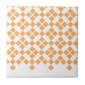 Orange kariertes fliese (Vorderseite)