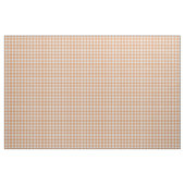 Orange kariertes Gingham-Karo Stoff (Yard (91,4 cm))