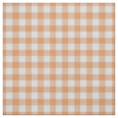 Orange kariertes Gingham-Karo Stoff (Muster)