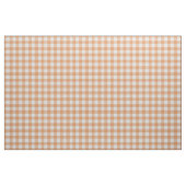 Orange kariertes Gingham-Karo Stoff (Fat Quarter (45,7 x 55,9 cm))