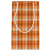 Orange kariertes kleine geschenktüte (Vorderseite)