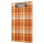 Orange kariertes klemmbrett (Links)