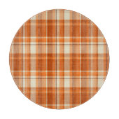 Orange kariertes schneidebrett (Vorderseite)