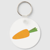 Orange Karotten Gemüse Schlüsselanhänger (Vorderseite)