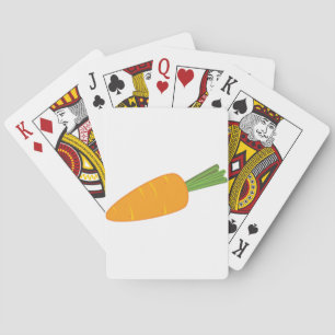 Orange Karotten Gemüse Spielkarten