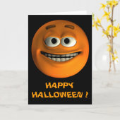 Orange Karte (Gelbe Blume)