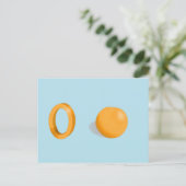 Orange Karte (Stehend Vorderseite)