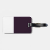 Orange Kätzchen in einer roten Tasse Gepäckanhänger (Rückseite horizontal)