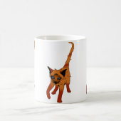 Orange Kätzchen Kaffeetasse (Mittel)