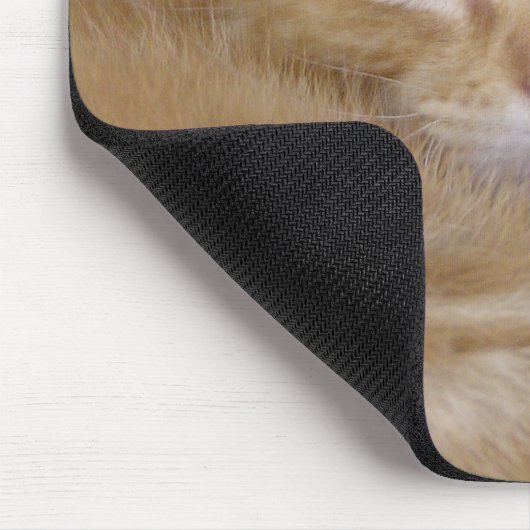 Orange Kätzchen Mousepad (Ecke)