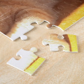 Orange Kätzchen-Puzzlespiel Puzzle (Seite)