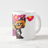 Orange Katze Gute Besserung  Jumbo-Tasse (Vorderseite Rechts)