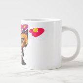 Orange Katze Gute Besserung  Jumbo-Tasse (Rechts)