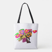 Orange Katze Gute Besserung Tasche (Rückseite)