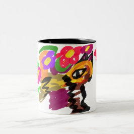 Orange Katze Gute Besserung Zweifarbige Tasse