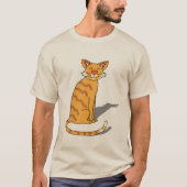 Orange Katze, Herren T-Shirt (Vorderseite)