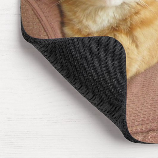 orange Katze Mousepad (Ecke)