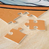 Orange Katze Surfen Puzzle (Seite)