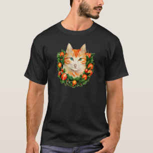 Orange Katze Weihnachten Katzen Orange Kätzchen Sü T-Shirt